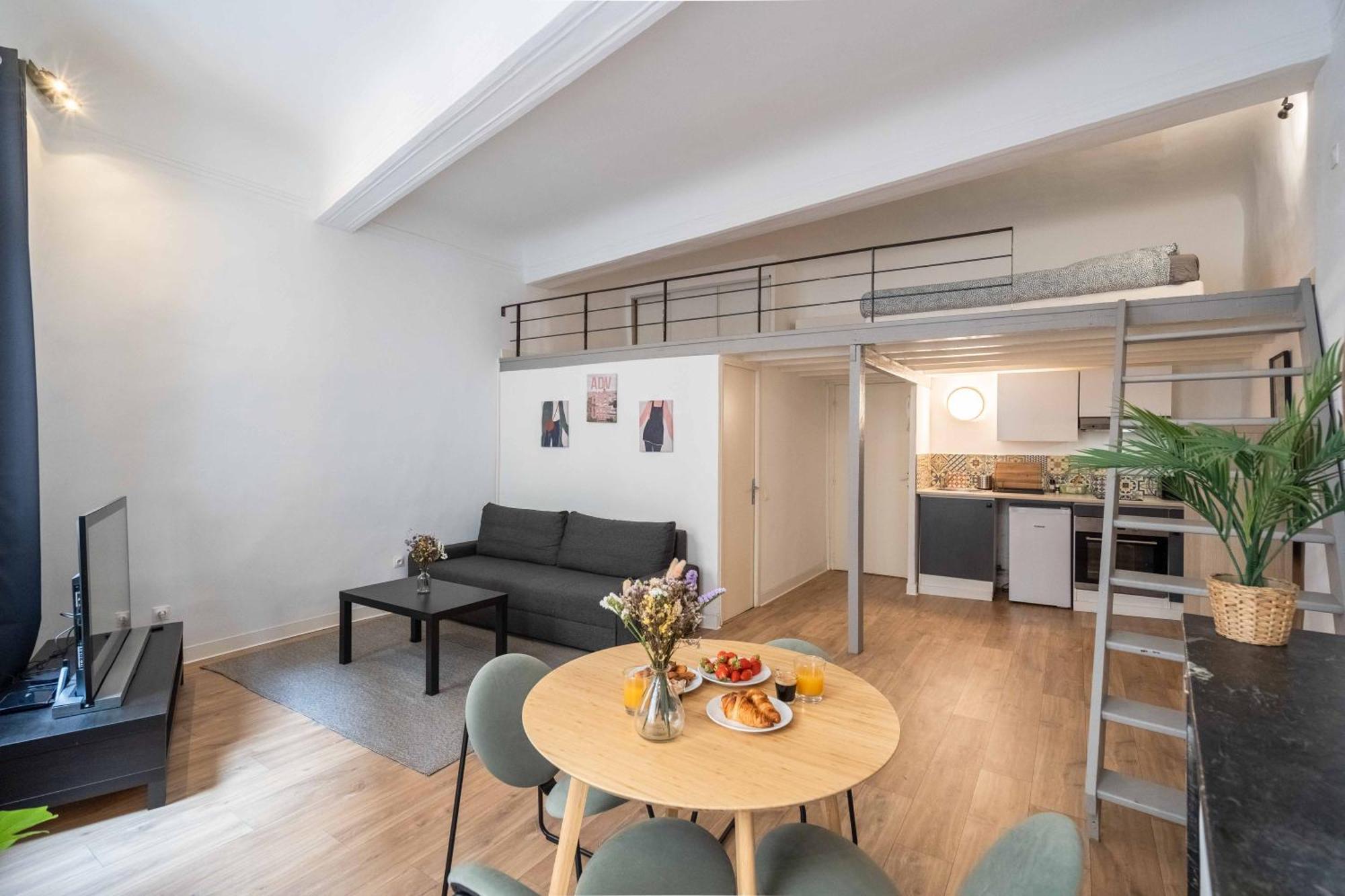 Studio Mezzanine Aumone Vieille Aix-en-Provence Exteriör bild