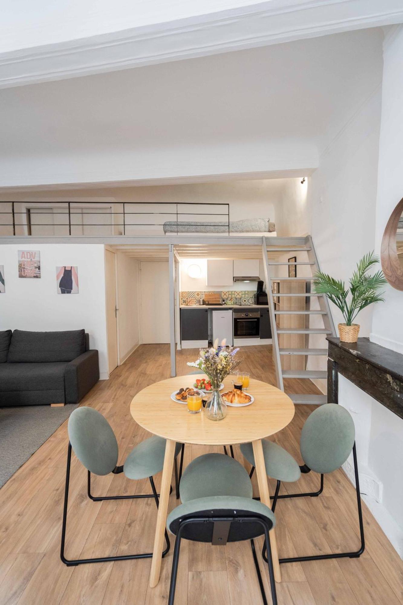 Studio Mezzanine Aumone Vieille Aix-en-Provence Exteriör bild