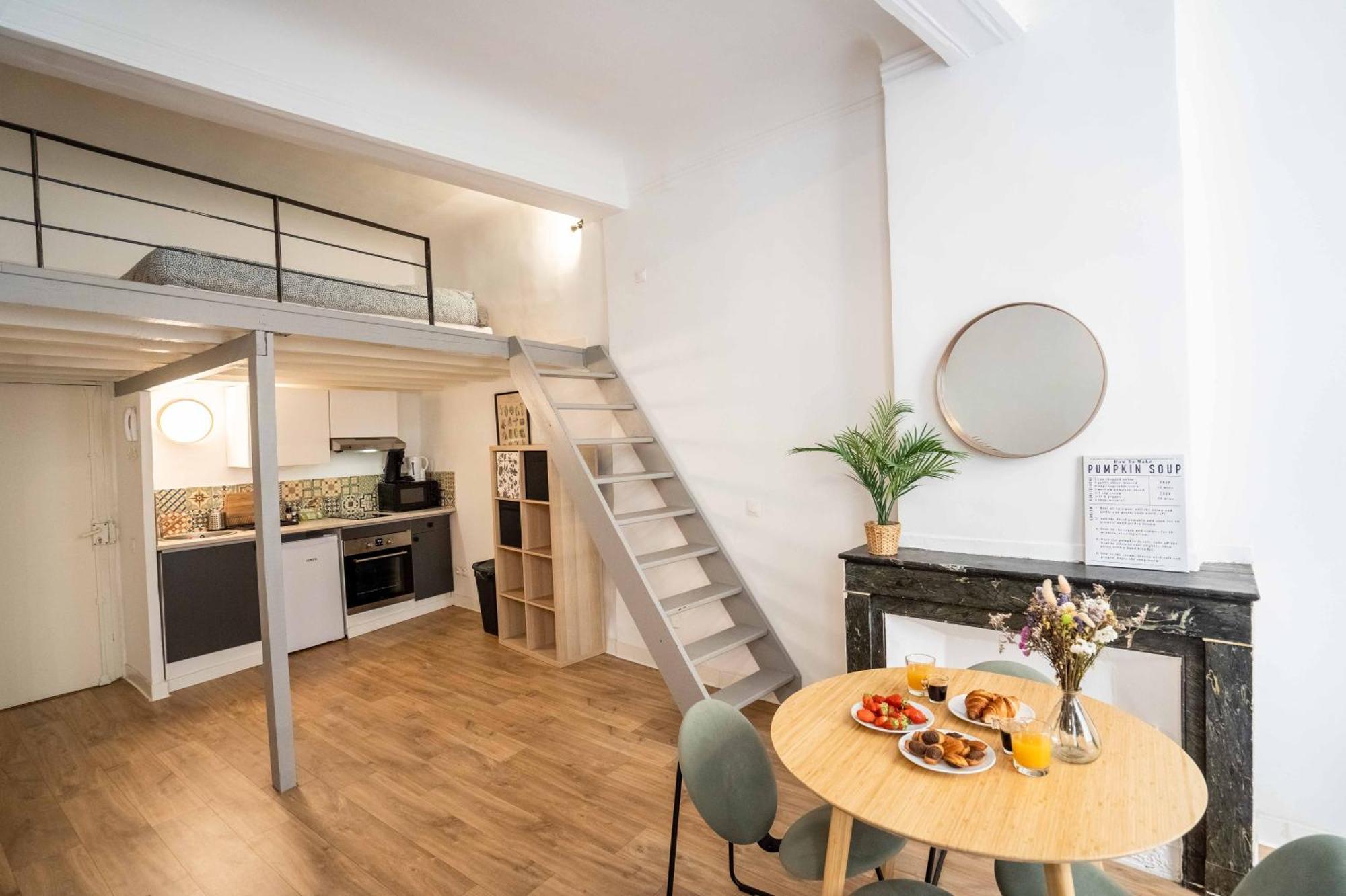 Studio Mezzanine Aumone Vieille Aix-en-Provence Exteriör bild