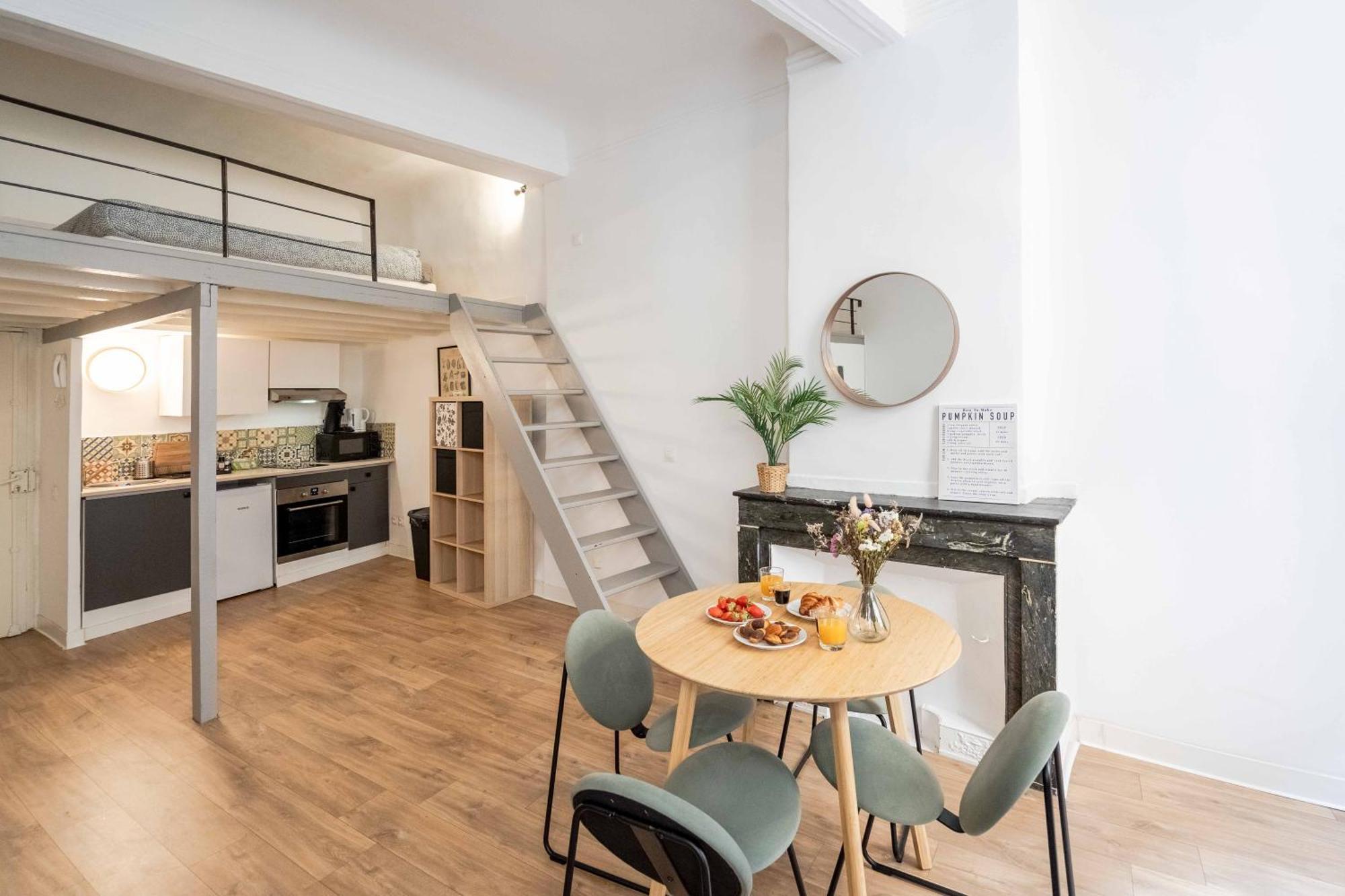 Studio Mezzanine Aumone Vieille Aix-en-Provence Exteriör bild